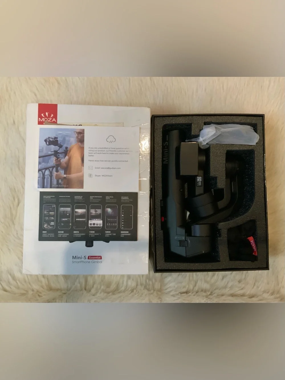 Moza Mini-S Smartphone Gimbal Stabilizer - Black